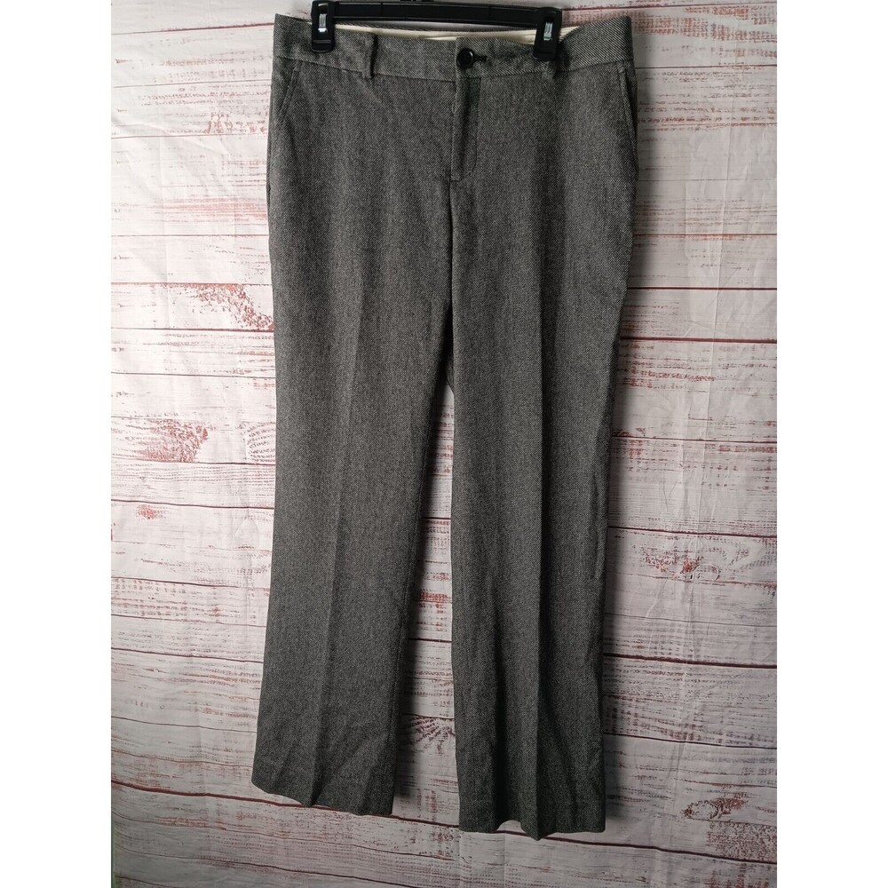 Banana Republic Womens Pants Brown Size 8 Martin Fit Career Pant Polyester Blend